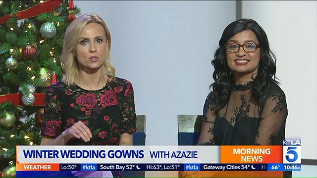 Winter Wedding Gowns With Azazie | KTLA