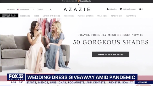 Azazie Helping Brides Affected by Pandemic