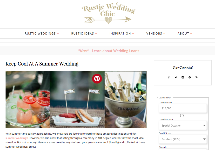 Rustic Wedding Chic