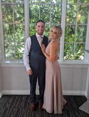 clarice's bridesmaid dresses Elegant Pleated Slit One Shoulder Chiffon Bridesmaid Dresses UK –  mollyevers.co.uk main image 1
