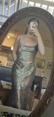 chinese dress ladies Zahara Light Teal Maxi Dress main image 1