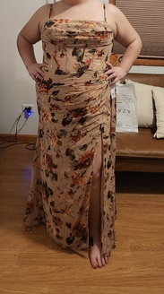 Aurra Mauve Multi Maxi Dress | Azazie CA