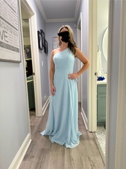 women's dresses royal blue Modest Custom Made Elegant Royal Blue White Long Prom Dresses with App   SposaBridal
