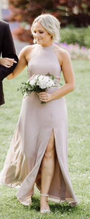 clarice's bridesmaid dresses Cressida Simple A-Line V-Neck Ruched Floor Length Bridesmaid Dresses