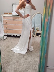 fitted lace wedding dress LARISA MAXI DRESS