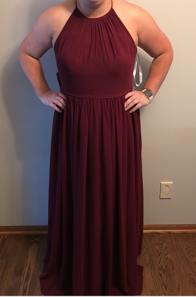 thread bridesmaid dress kailyn