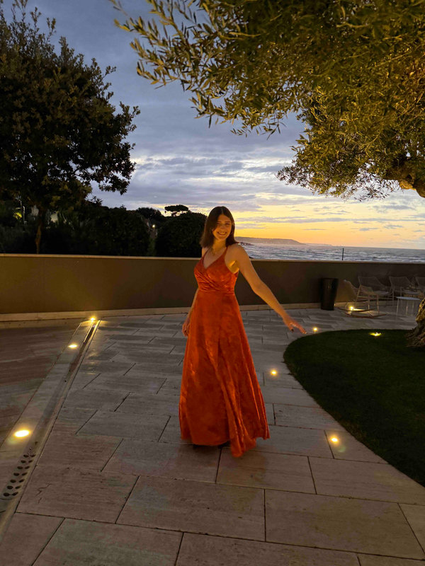 Gabrielle Coco Open Back Maxi Dress | Azazie