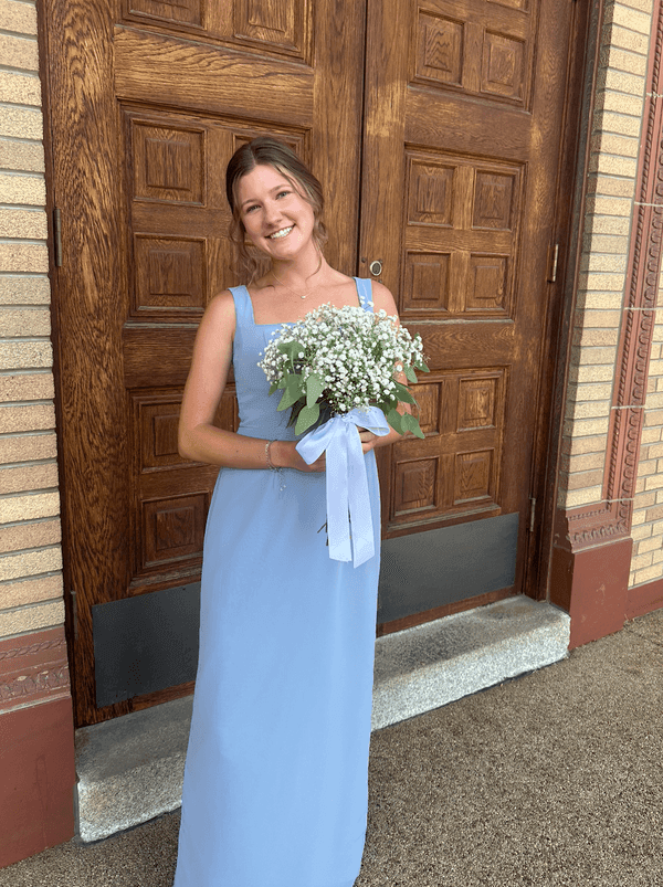Azazie Flori Sky Blue Bridesmaid Dresses | Azazie