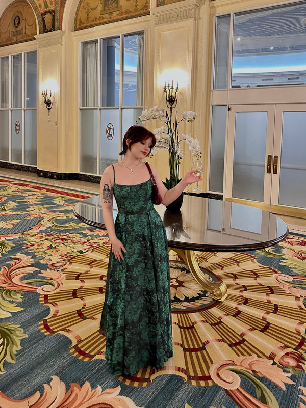 Wendy Black Emerald Maxi Dress | Azazie CA