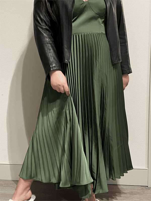 ワンピース Emily slit dress AM1392 ワンピース SLIT MINIMAL DRESS