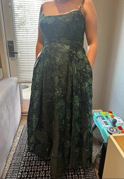 Wendy Black Emerald Maxi Dress | Azazie CA