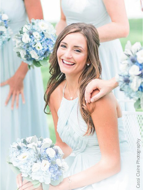 Blushing Pink Bridesmaid Dresses