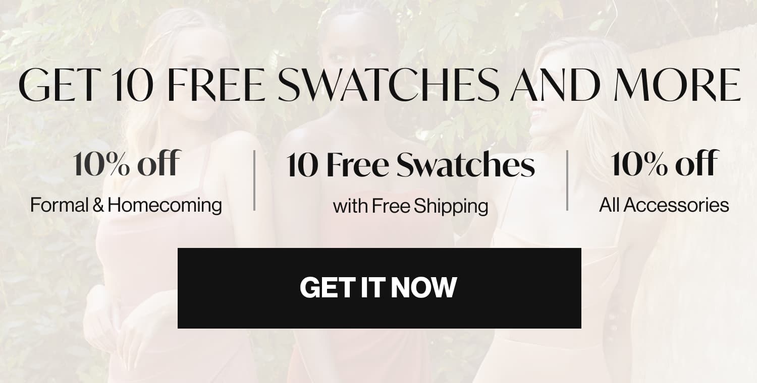 get 3 free swatch and more