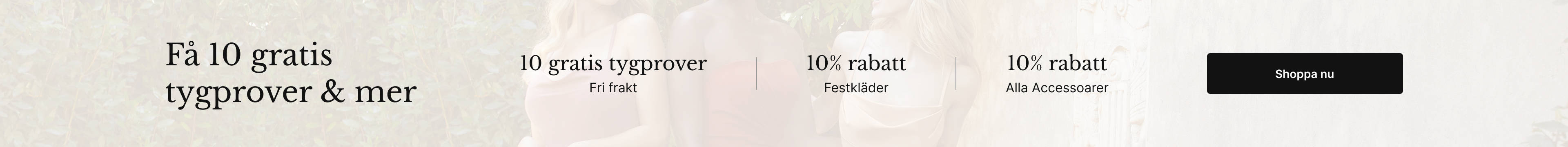 get 3 free swatch and more