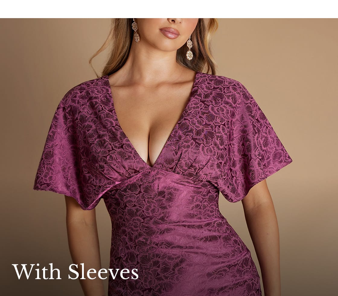 with sleeves