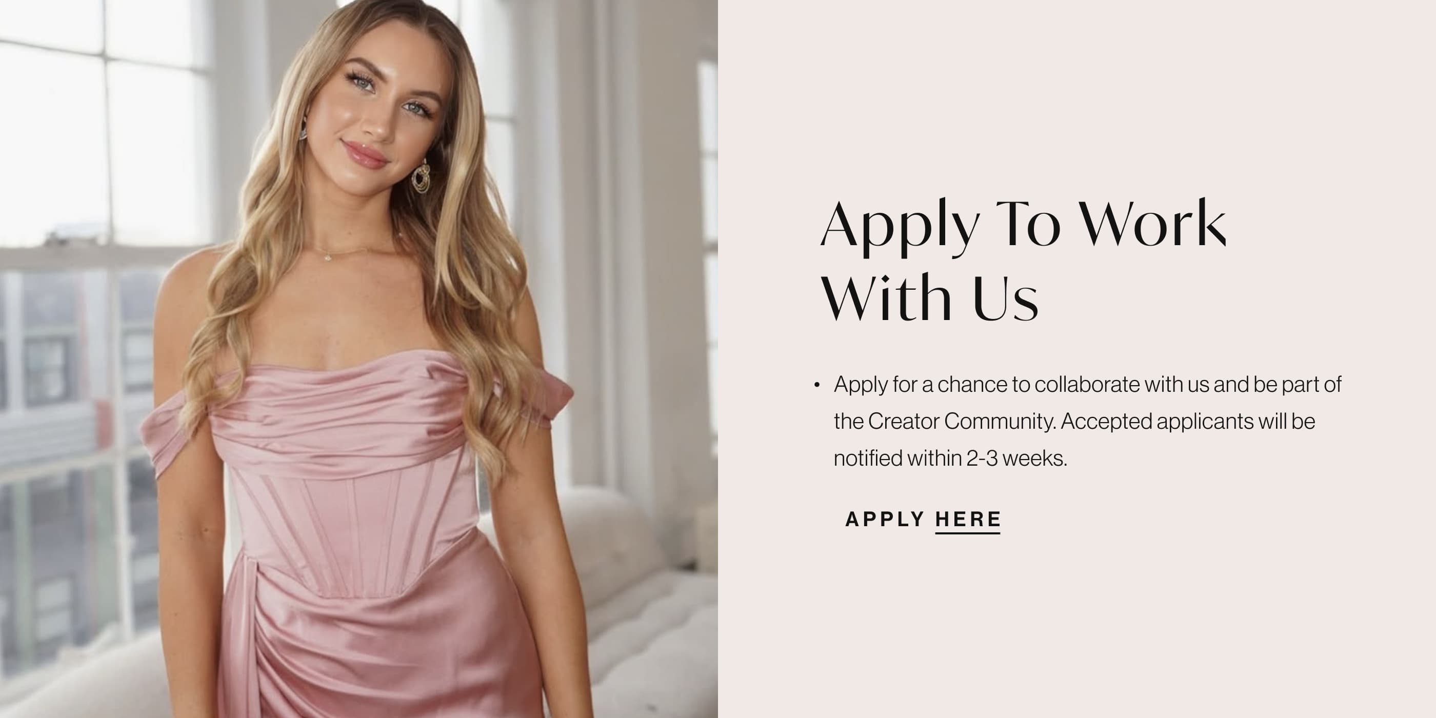 Work With Us