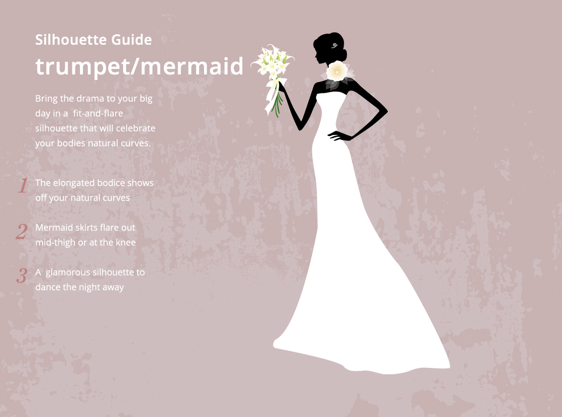 wedding dress silhouette styles