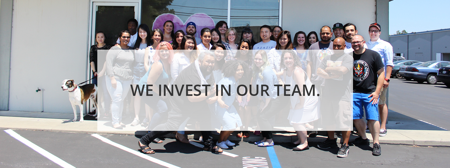 we invest in our team