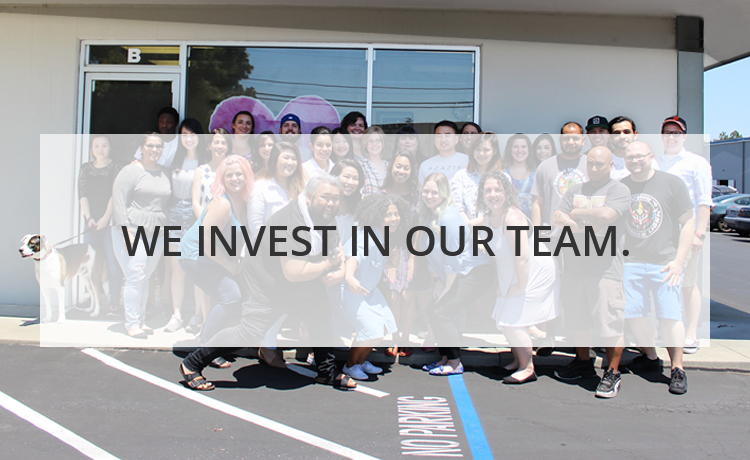 nous investissons dans notre équipe