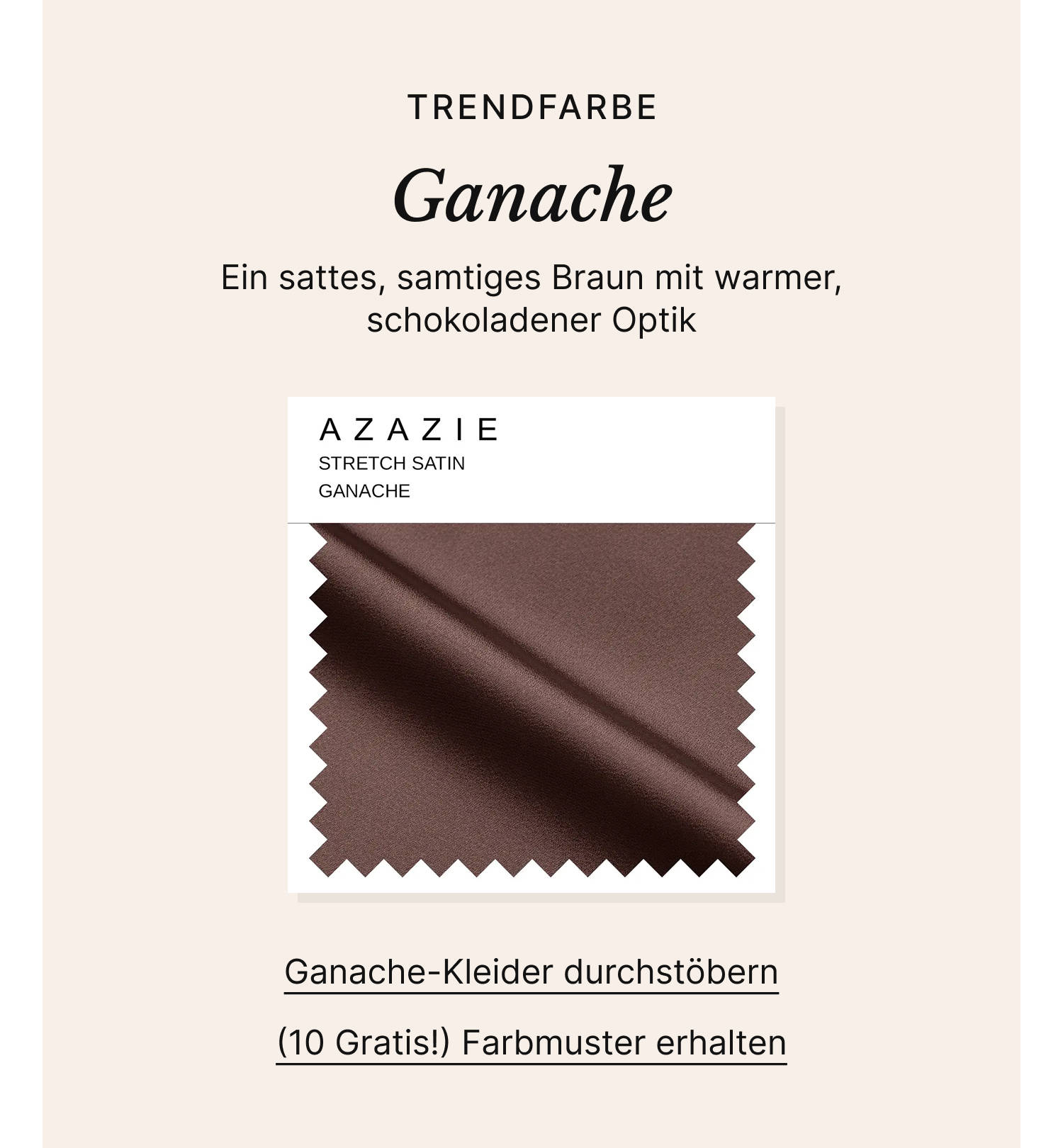 TRENDING COLOR Ganache,link, image