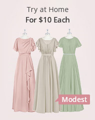 affordable modest bridesmaid dresses