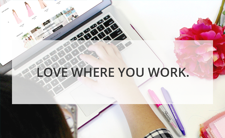 aime où tu es travail