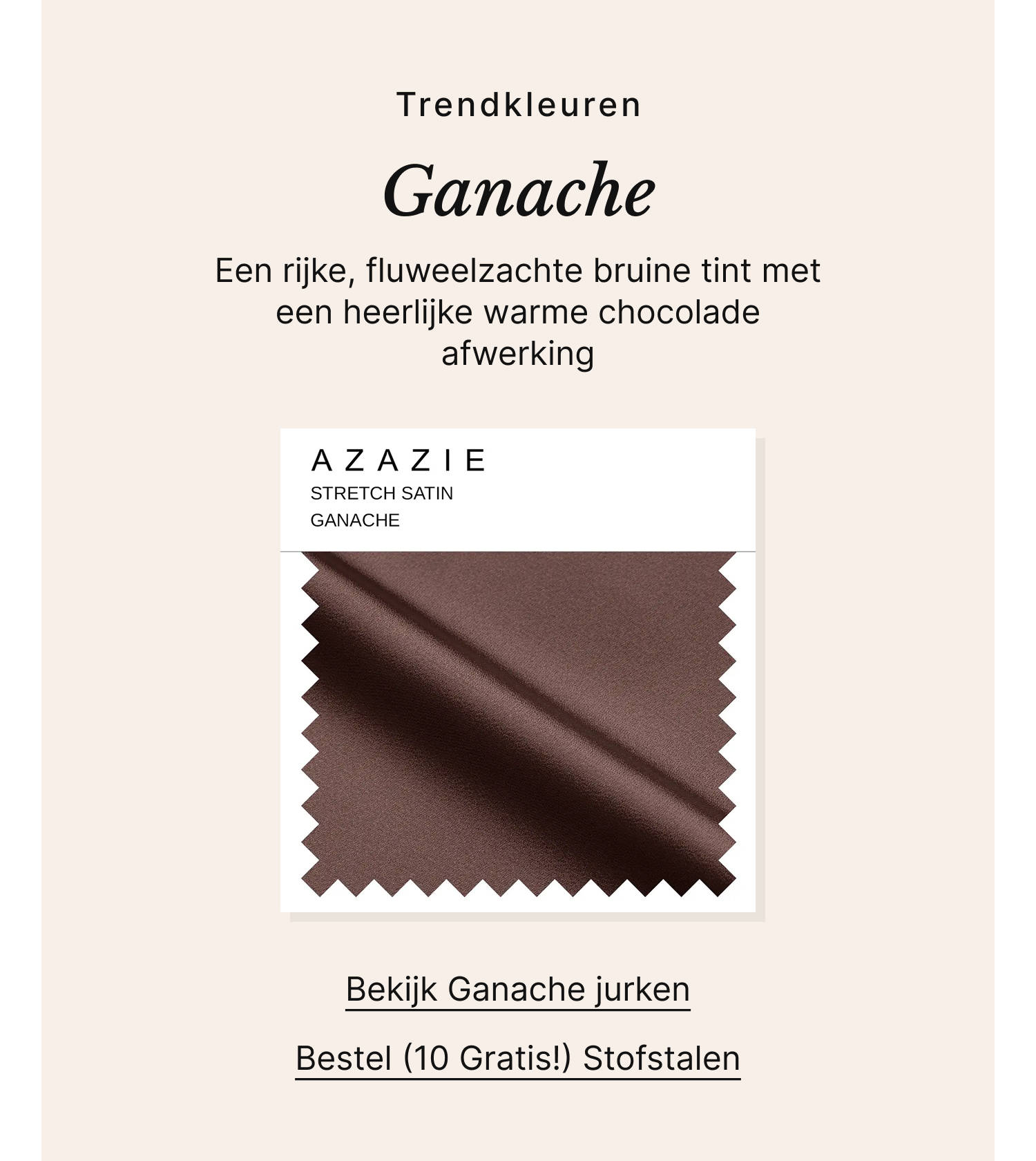 TRENDING COLOR Ganache,link, image