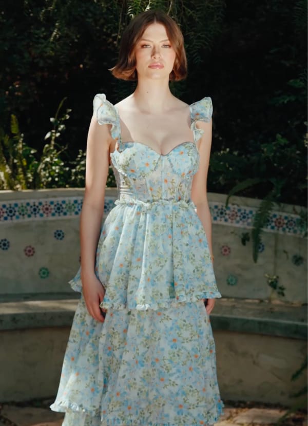Kiera Garden Print Maxi Dress image1