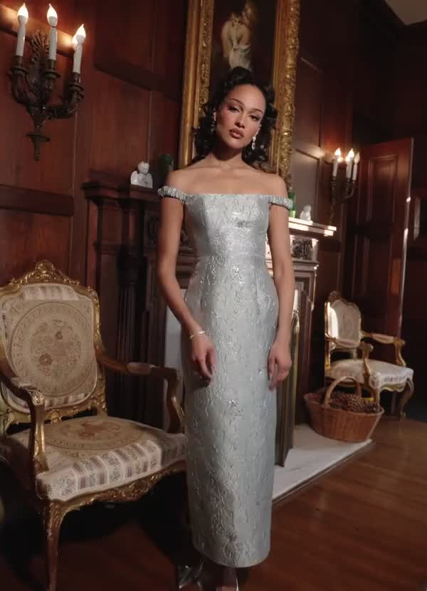 Deja Nebbia D'acqua Maxi vestito image1