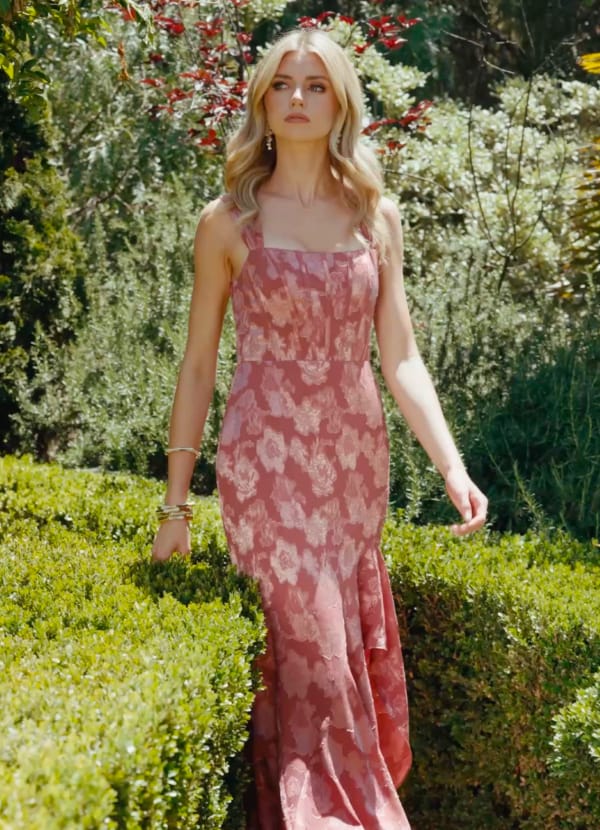 Saskia Vintage Rose Maxi Dress | Azazie
