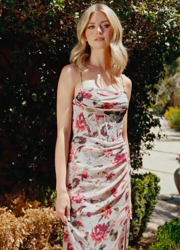 aurra mauve multi maxi dress Rent Aurra Mauve Multi Maxi - Warehouse